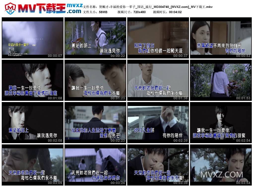 贺顺才-幸福的爱你一辈子_国语_流行_MD304740